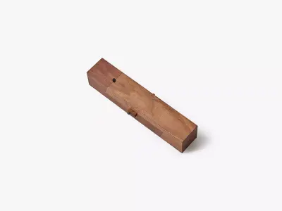 Scarf person slat wall shelf 3D model