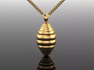 Hive pendant Free 3D print model