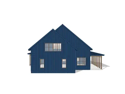 Barndominium House 01 -Archimple LLC 3D model