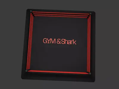  Modern Wrestling Ring 3D Model High-Quality Low-poly 3D model