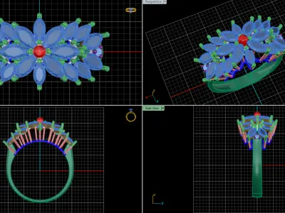 jewelry ring 298 3D print model