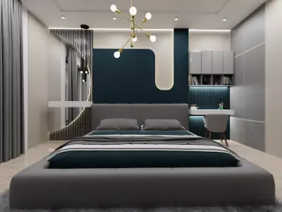 Modern Bedroom 3D model get