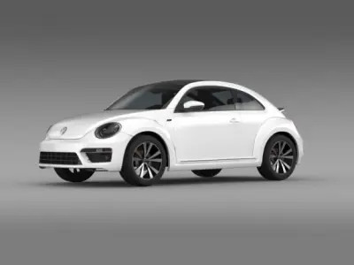 VW Beetle RLine 2014 3D model