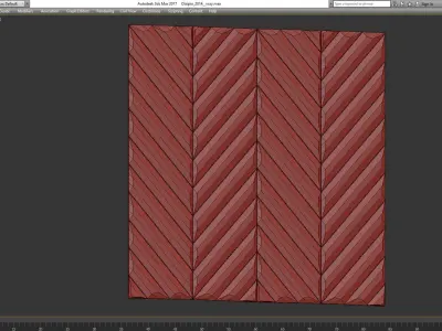 Wall Panel Decoration 3d model Low-poly 3D model