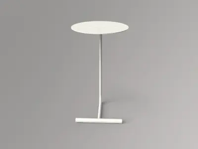 Mitzi Table white finish Low-poly 3D model