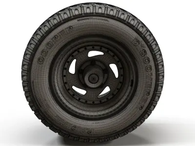 Offroad wheel  3D model