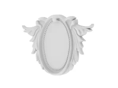 Cartouche Ornament 013 3D model