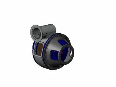 Tesla turbine 3D print model