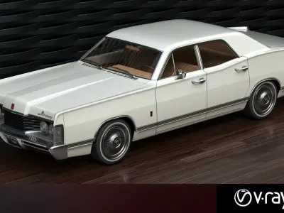 Mercury park Lane 1968 3D model