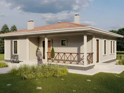 Tip4 House Plans Architectural Drawings Modern House Plans  3D model