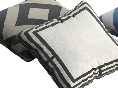 H and M Pillow Set 4 3D model