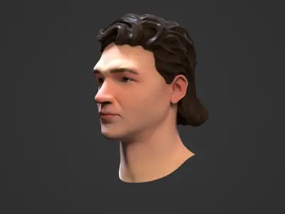 Kaprizov Kirill Free low-poly 3D model