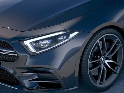 Mercedes CLS53 AMG 2019 3D model