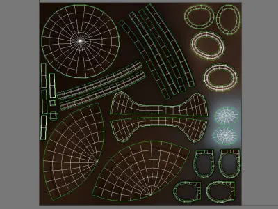 Vintage Motorcycle Helmet 3D model