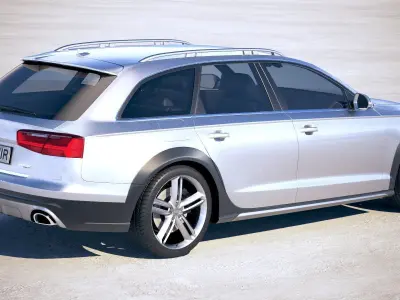 Audi A6 Allroad 2015-2018 3D model
