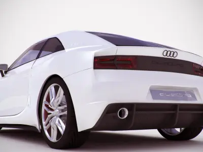 Audi Quattro concept coupe 2010version  3D model