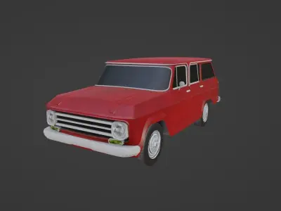 Chevrolet Veraneio Low-poly 3D model
