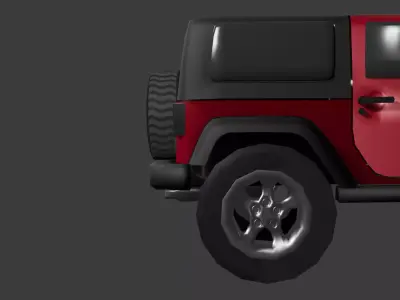 2007 Jeep Wrangler 3D model
