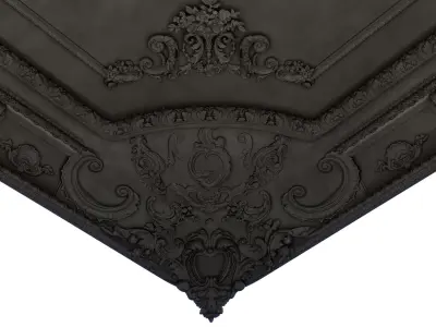 Classic Ceiling Design 3D model