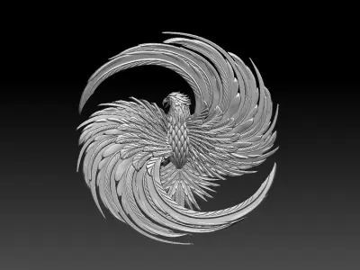 phoenix golden 3D print model