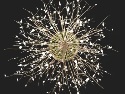 Restoration Hardware christmas decorative set 3D model