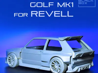 GOLF 1 BODYKIT For REVELL 1-24 3D print model