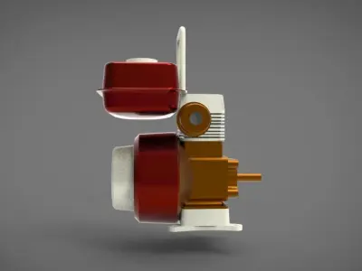 Yanmar gasoline engine  3D model