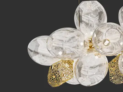 Chanceux Chandelier Horizontal-2 3D model