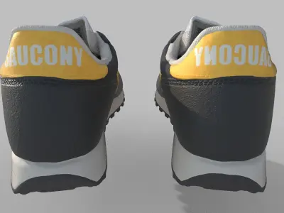 Casual Shoe Low-poly 3D model