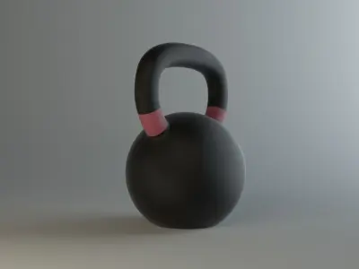 kettlebell 3D model