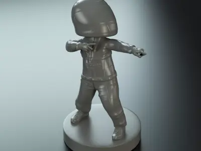 Ferrari Funko Pilot 3D print model