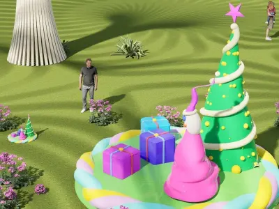 Xmas 2022 Decoration 3D model