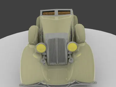 Chrysler Imperial Low-poly 3D model