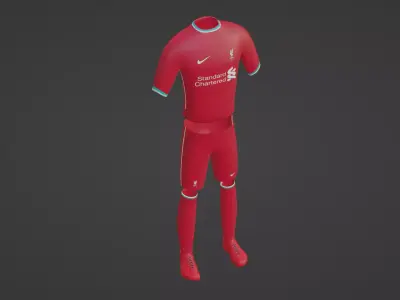 Liverpool Sportwear Low-poly 3D model