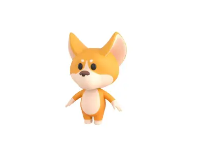 Character214 Corgi 3D model