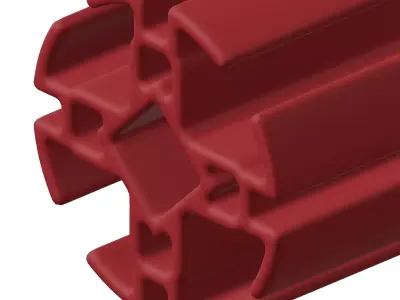 Plastic Premium Extrusion Profile Toy 3D model