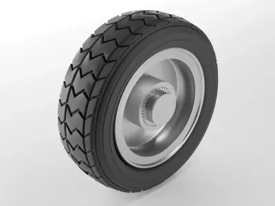 Construction Vehicle Wheel 3D model