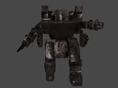 ISKI Lrobot Bigger Free low-poly 3D model