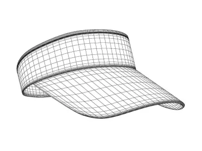 Tennis hat 3D model purchase