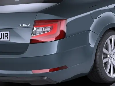 Skoda Octavia 2017 3D model