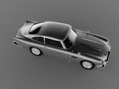 Aston Martin DB5 James Bond 3D model