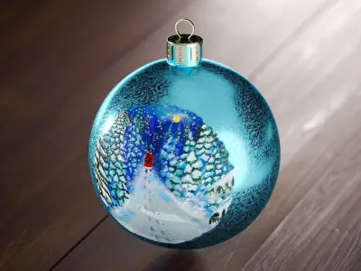 Illustrated Christmas Toys 3D model