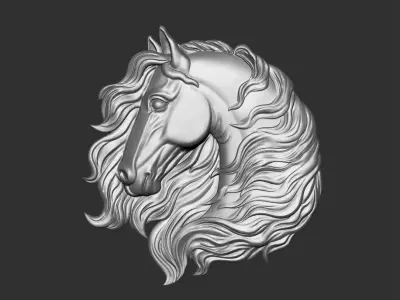 Horse Head 3D print model