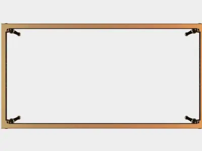 Carved dinner table for cnc 16 3D model