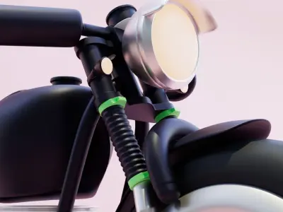 Motorcycle 3D model by yuranjun3