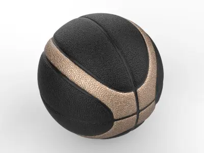 Molten Basketball - 3D print model 3D print model
