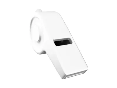3d  whistle icon 3D model