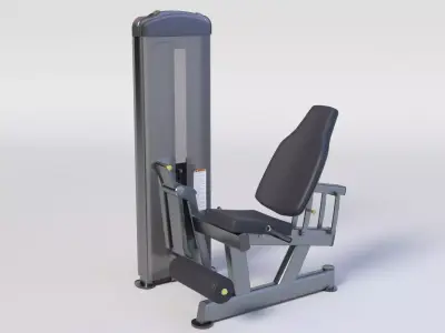 LEG EXTENSION Gym Equipment Low-poly 3D model