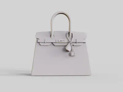 Hermes Birkin Bag 3D Model - STL File  3D print model