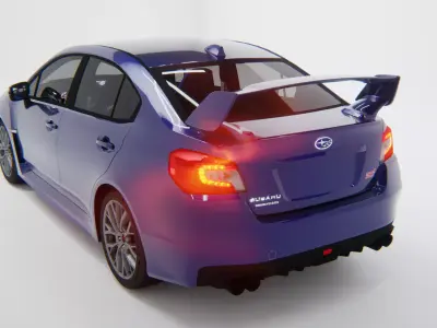 Subaru WRX STi Elite Tuners Edition 2018 Low-poly 3D model